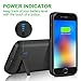 Battery Case for iPhone 6S/6/7/8 6000mAh-Bleliftus Slim Rechargeable Portable Battery Pack Charging Case for iPhone 6S/6(4.7 inch) Extended Power Bank Protective Charger Case (Black)
