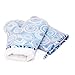 Silicone Oven Mitts Gloves for Pot Holders Heat Resistant Kitchen Mitts with Quilted Cotton Lining by WCountFair -1 Pair