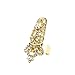 DDLBiz Luxury Fashion Crystal Rhinestone Nail Ring Charm Party Wedding Fingernail Rings