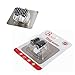 Mop Broom Grip Holder, 2 Pcs Reusable Self-Adhesive Holder, No Drilling Wall Mounted Hanger Holders,Clean Tool Organizer Kitchen Bathroom-Max Load 11 lbs (White)