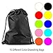 PAXCOO 10Pcs Cinch Sack Drawstring Backpack String Sinch Tote Nap Bag for Gym