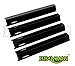 BBQMANN JD181(4-pack) BBQ Gas Grill Porcelain Steel Heat Shield for Brinkmann 8108501s, Perfect Flame, Lowes