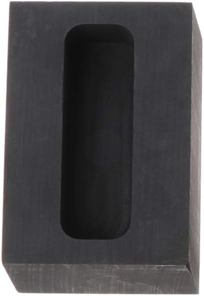 YoungerY Graphite Ingot Bar Mold Mould Crucible for Melting Gold Silver Casting Refining 100
