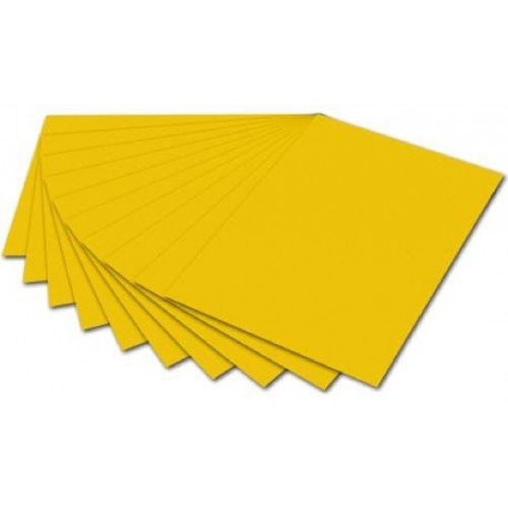 Folia Coloured Paper A4 100 Sheets Golden Yellow
