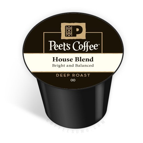 Click Here to See More Images Peet's Coffee & Tea House Blend K-Cup Portion Pack for Keurig K-Cup Brewers, 88 Count