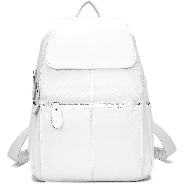 Stella Convertible White Leather Backpack Purse – Travel, Anti-Theft, Shapeshift Stella Convertible Leather Backpack Purse for Women – Anti  main image 4
