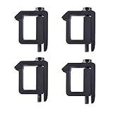 AA-Racks P-AC-05 Truck Cap/Camper Shell Mounting Clamp, Set of 4 - Black