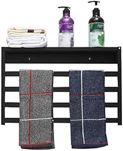 WXZX Toallero con Calefacción, Radiador, Negro/Blanco ...