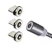 magnet usb cable Charge Cable magnetic for Lightning type-C Micro 3 in 1 cable 2.1A apple Charging Cable for iPhone Lightning cable Type C cable 3 port magnetic charging cable (Gray)
