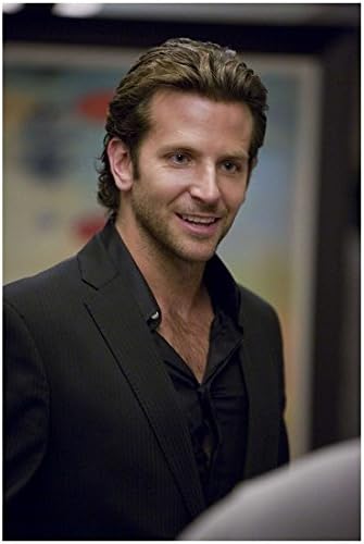 Bradley Cooper 8 X 10 Photo Handsome Smiling Black Suit Chest Hair
