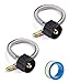 SHINESTAR 12-Inch RV Propane Hose for Camper, RV Propane Pigtail Hose for 2 Stage Auto-Changeover Regulator, 1/4