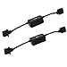 Alla Lighting 9008 H13 LED Decoder Bulbs Anti-Flicking Warning Error Canceller Capacitor Kit Harness Direct Plug-N-Play