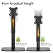 iKross Single Monitor Desk Mount with Free Stand Base/Tool Free Height Adjustment/Detachable VESA Plate for 13-27 inch LED/LCD VESA Screen
