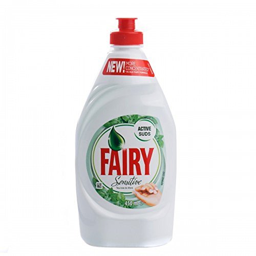 Fairy 450 ml Washing Up Liquid Sensitive Tea Tree and Mint, 0.4889 kg, HOFAI064A