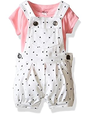 2 Piece Dot Shortall Set (Baby)