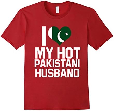 Men's I Love My Hot Pakistani Husband -  Pakistan Native Relations 3XL Cranberry