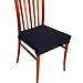 SmartSeat Dining Chair Cover and Protector (Metro Black), Removable, Waterproof, Machine Washable, Stain Resistant, Soft, Comfortable Fabric for Kids, Pets, Entertaining, Eldercare