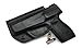 Rounded IWB Holster Fits: Taurus PT709S PT740S Holster - RH - Black Kydex - Concealment Express - American Made