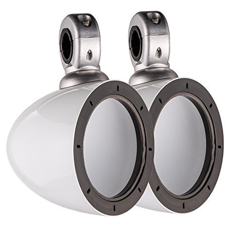 KICKER 4 Inch Tower Enclosure 40KMMTESW White