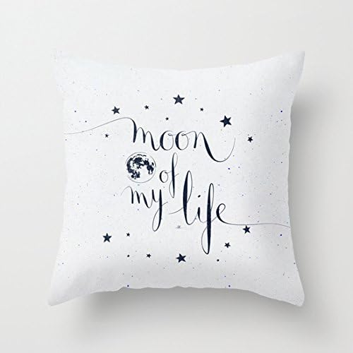 polyo Decorative Pillow Cases Sofa Cover 20X20 Inches Game Of Thrones Moon Of My Life Pillow Cover