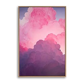 Framed Clouds and Colors Home Artwork for Living Room Bedroom