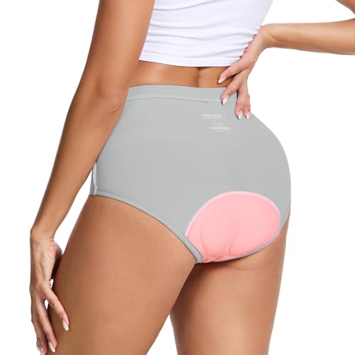 MEETWEE Cycling Shorts for Women, 4D Padded Cycling Shorts Women's Quick Dry Cycling Tights Breathable Non-Slip