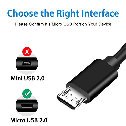 Power Extension Cable for Wyze Cam Pan,WyzeCam,Kasa Cam,YI Dome Home Camera,Furbo Dog,Nest Cam,Blink,Netvue,Oculus Go,Arlo Pro Q,Amazon Cloud Camera,Charging Cord for Home Security Camera 10Ft