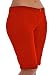 Hue Original Denim Cabana Boyfriend Short (U15138) L/Fiery Red