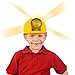 Construction Hat - Dress Up for Kids & Adults - Adjustable Miner Hat with Light by Funny Party Hats