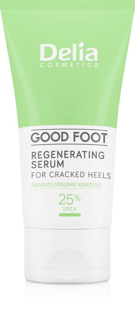 Delia Cosmetics - Good Foot - Regenerating Foot Serum - Moisturizing and Regenerating - Smoothes and Nourishes – Perfect for Cracked Heels - 60ml