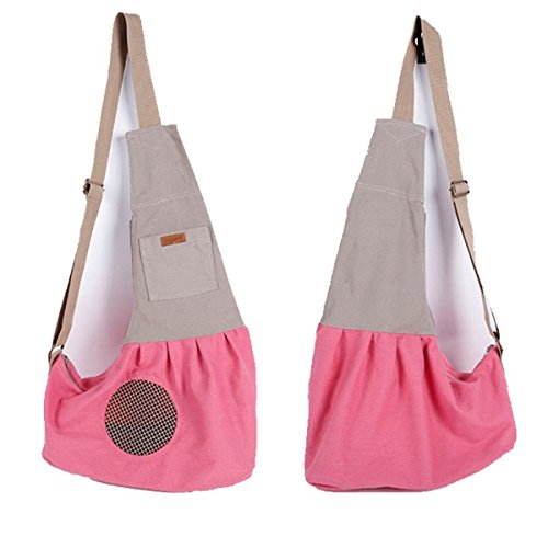 image for Pet Sling Carrier, PYRUS Dog Sling Bag Shoulder Carry Bag with Extra P