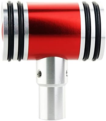 VmonV Red Aluminum Plane Joystick Shift Knob