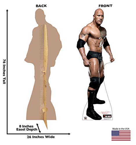 Advanced Graphics The Rock Life Size Cardboard Cutout Standup - WWE - Thumbnail 2