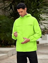 COOFANDY Men's Rain Jacket Waterproof Lightweight