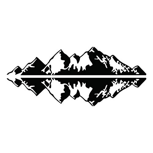 xxiaoTHAWxe Mountain Car-Styling Truck Vehicle Door Body Side PVC Decal Sticker Decoration - Black