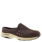 Easy Spirit Women's Traveltime Clog, Dark Brown, 9.5 M US