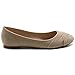 Ollio Women's Ballet Shoe Cute Casual Comfort Flat