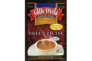 DDI Caffe D'Vita Sugar Free Hot Cocoa 14-Gram Envelopes (Pack of 12)