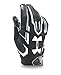 Under Armour Men's Alter Ego Punisher F5 Football Gloves, Black/Metallic Silver, Small