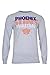 NBA Phoenix Suns Men's Long Sleeve Tee, Large, Heather Gray