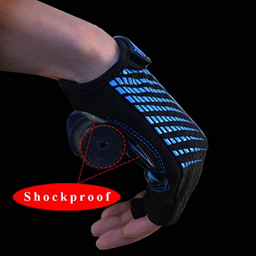 image for BIKINGMOREOK Cycling Gloves Half Finger Shockproof MTB Bike Gloves Ref