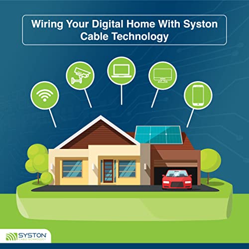 Syston Cable Technology Cat6(e) Cable 23AWG 4 pr Solid Bare