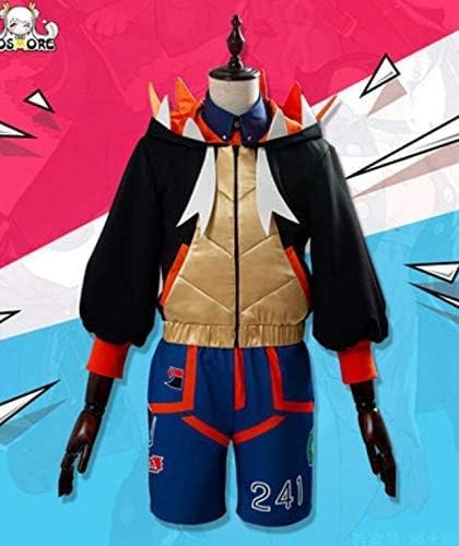 Amazon Opmch Cosポケモンソード シールド ポケモン剣盾 キバナ コスプレ衣装 プリント版 男性 L コスプレ 仮装 通販