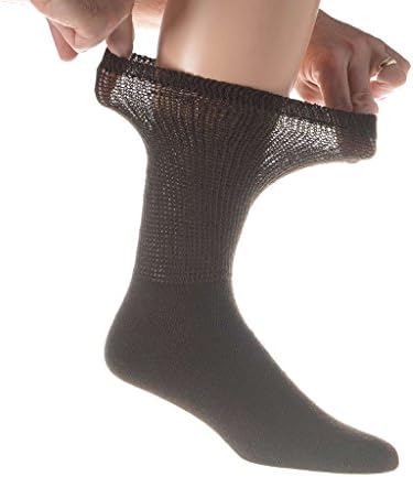 PhysiciansChoiceDiabeticSocksDiabetics socks for Men & Women - Stretchable Neurosocks - Seamless Crew Socks - 12 Pack