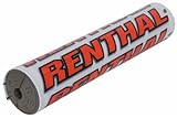White Red Renthal Handlebar Pad and Keepitroostin
