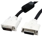 StarTech.com DVI Extension Cable - 10 ft - Dual Link - Male to Female Cable - 2560x1600 - DVI-D Cable - Computer Monitor Cable - DVI Cord (DVIDDMF10)