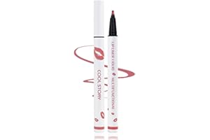Anokia Longwear Liquid Lip Liner, Cool Story Lip Liner Liquid, Benighty Liquid Lip Liner, 2-in-1 Waterproof Long-Lasting Matte Liquid Lipstick for Women (07#, 0.6ml)