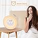 instecho Sunrise Alarm Clock, Digital Clock, Wake Up Light with 6 Nature Sounds, FM Radio and Touch Control (White)