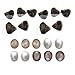 10pcs Natural Freshwater Pearls Oysters kit with Cultured Oval Pearls Inside Birthday Gifts 9mm