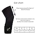 Copper Infused Knee Compression Sleeve with Patella Strap for Extra Support When Running, Joint Pain Relief, Arthritis and Injury Recovery for Men and Women Sold as SINGLE Wrap by AA-Line